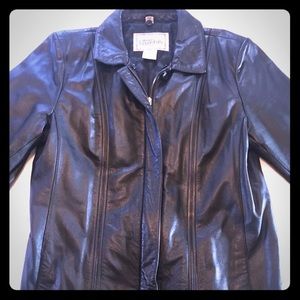 Womens Black Leather Jacket Soft Genuine Leather
